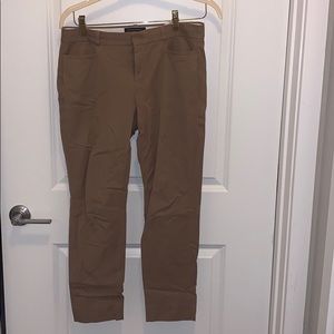 Banana Republic Sloan Curvy Fit Khaki Work Pants